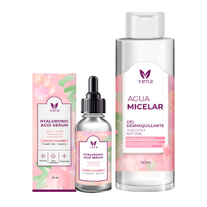 Pack Hidratación Vena: Gel Micelar y Sérum de Ácido Hialurónico