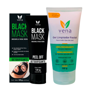 Pack Pureza Vena: Gel Limpiador Facial y Mascarilla Peel-Off