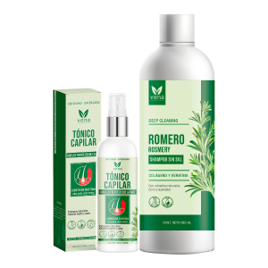 Pack Romero Vena: Shampoo Romero y Tónico Capilar